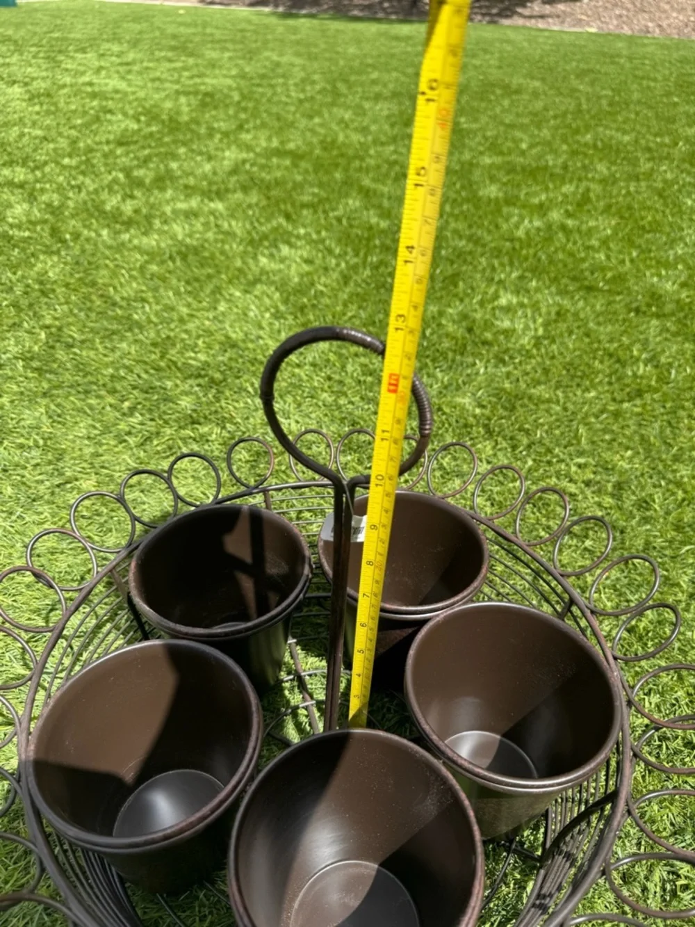 NWT Crate&Barrel Herb Set with Metal Pots